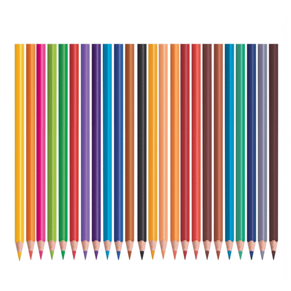 Creioane color, 24 culori/set - S-COOL - imagine 2