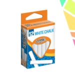 Creta alba anti-dust, 12 buc/cutie - S-COOL