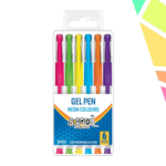 Pix cu gel, neon, 6 buc/cutie - S-COOL