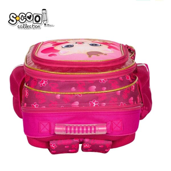 Ghiozdan ergonomic CUTE KITTY, 40.5x29x13.5 cm - S-COOL - imagine 4