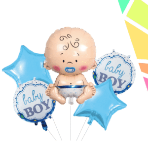 Balon, folie aluminiu, Baby boy