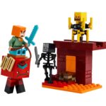 LEGO® Minecraft™ - Batalie deasupra lavei in Nether 21266, 99 piese - imagine 4