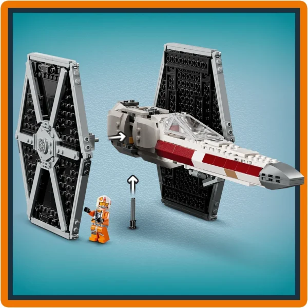 LEGO® Star Wars TM - Hibrid TIE Fighter si X-Wing 75393, 1058 piese - imagine 11