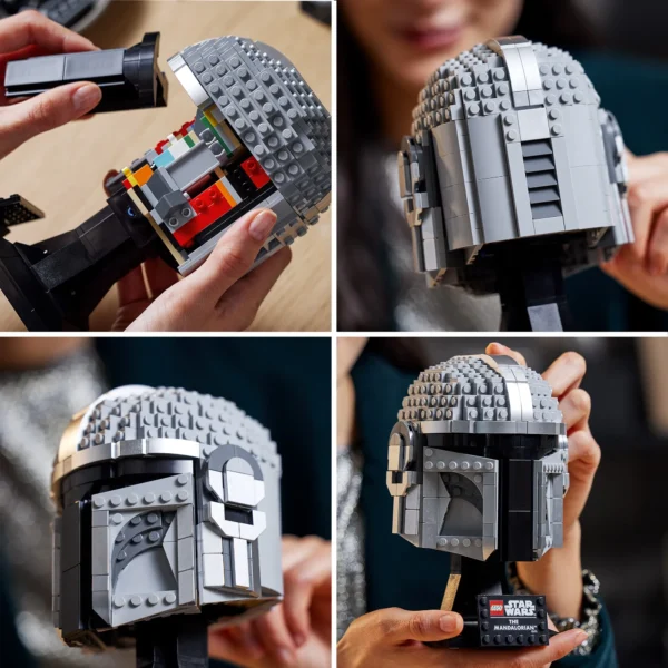 LEGO® Star Wars™ - Casca Mandalorian™ 75328, 584 piese - imagine 6
