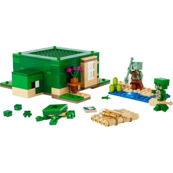 LEGO® Minecraft® - Casa de pe plaja testoaselor 21254, 234 piese - imagine 4