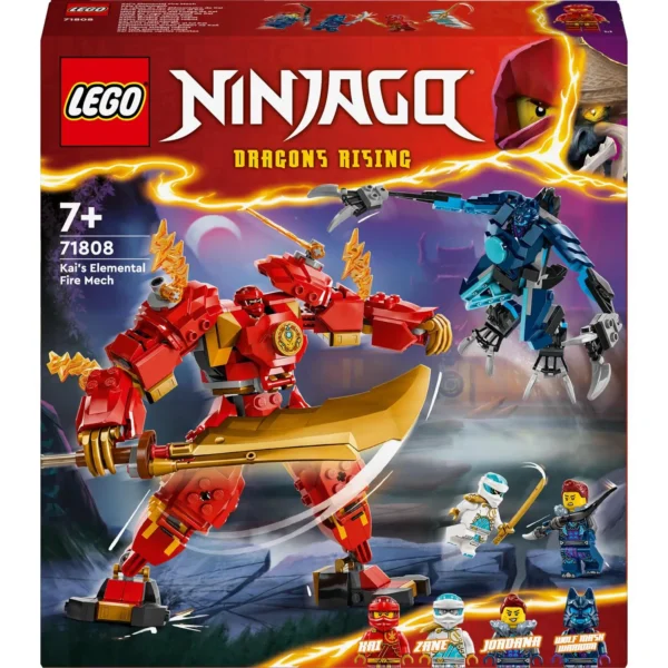 LEGO® Ninjago® - Robotul stihie de foc al lui Kai 71808, 322 piese - imagine 2