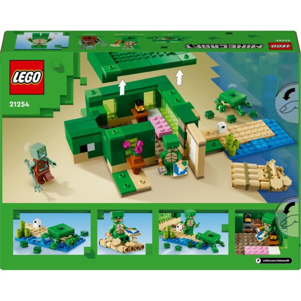 LEGO® Minecraft® - Casa de pe plaja testoaselor 21254, 234 piese - imagine 3
