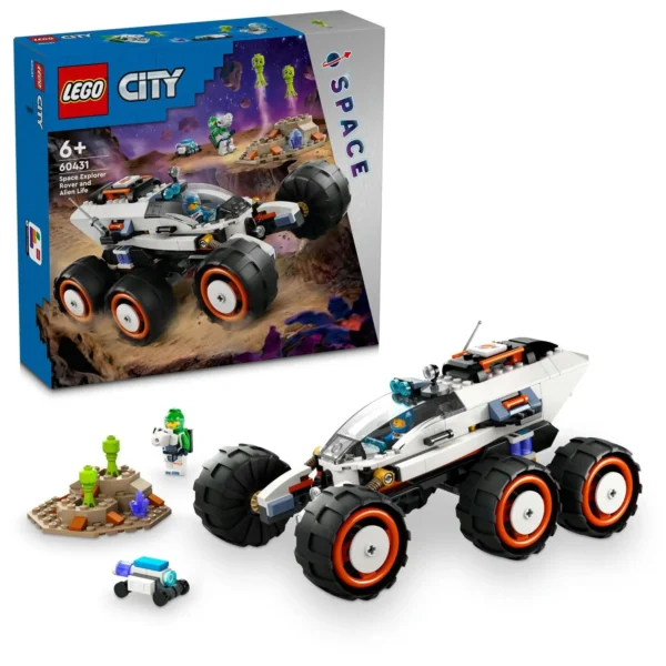 LEGO® City - Rover de explorare spatiala si viata extraterestra 60431, 311 piese - imagine 1