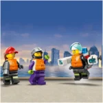 LEGO® City - Barca de salvare a pompierilor 60373, 144 piese - imagine 9