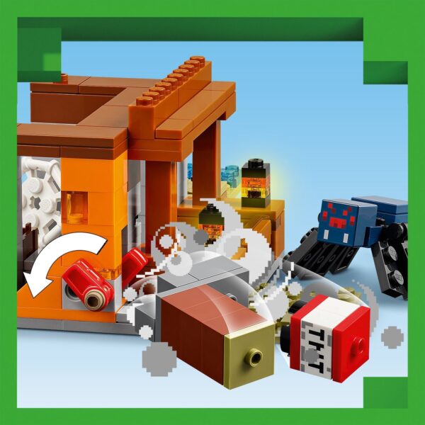 LEGO® Minecraft™ - Expeditia de minerit cu Tatu 21269, 247 piese - imagine 7