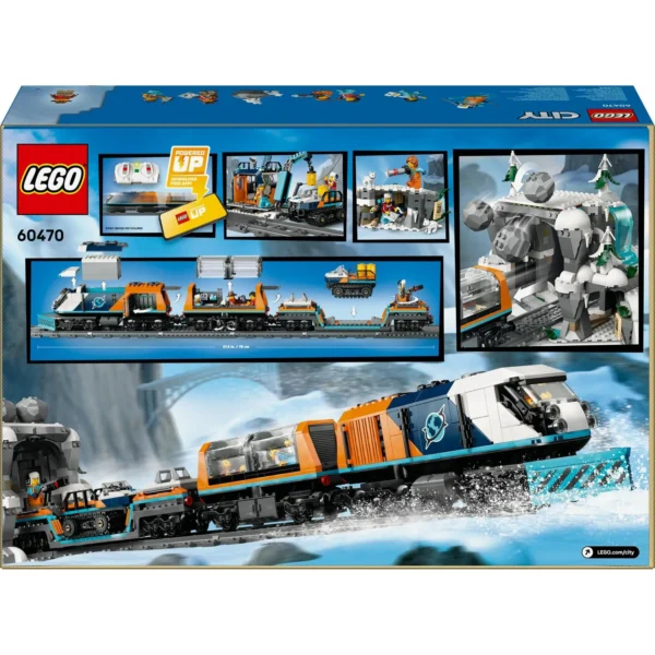 LEGO® City - Trenul expres al exploratorilor spre Polul Arctic 60470, 1517 piese - imagine 3