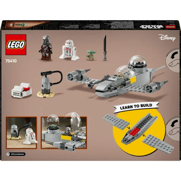 LEGO® Star Wars TM - Nava de lupta stelara N-1 a lui Mando si Grogu 75410, 92 piese - imagine 3