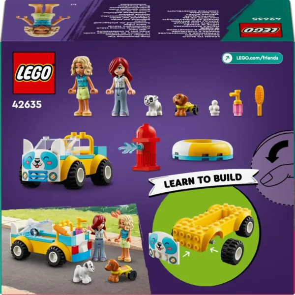 LEGO® Friends - Masina pentru toaletarea cainilor 42635, 60 piese - imagine 3