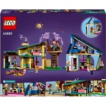 LEGO® Friends - Casele familiale ale lui Olly si Paisley 42620, 1126 piese - imagine 3