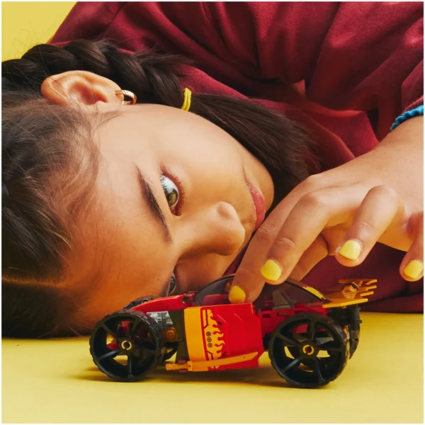 LEGO® Ninjago™ - Masina de curse EVO ninja a lui Kai 71780, 94 piese - imagine 5
