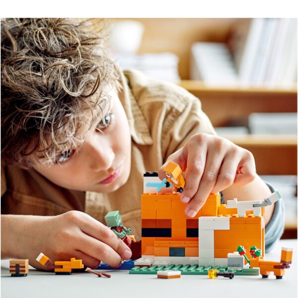 LEGO® Minecraft™ - Vizuina vulpilor 21178, 193 piese - imagine 5