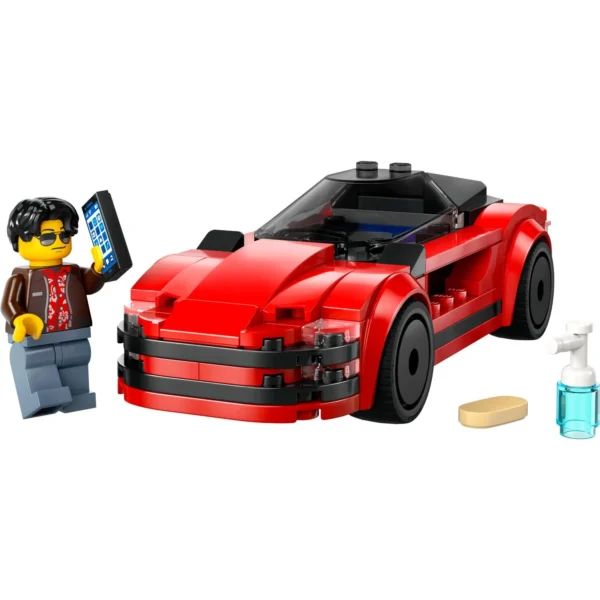 LEGO® City - Masina sport rosie 60448, 109 piese - imagine 4