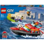 LEGO® City - Barca de salvare a pompierilor 60373, 144 piese - imagine 2