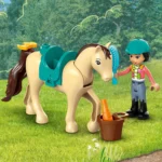 LEGO® Friends - Remorca cu cal si ponei 42634, 105 piese - imagine 8
