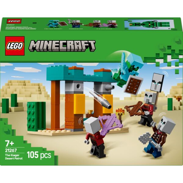 LEGO® Minecraft™ - Patrula Illager de desert 21267, 105 piese - imagine 2