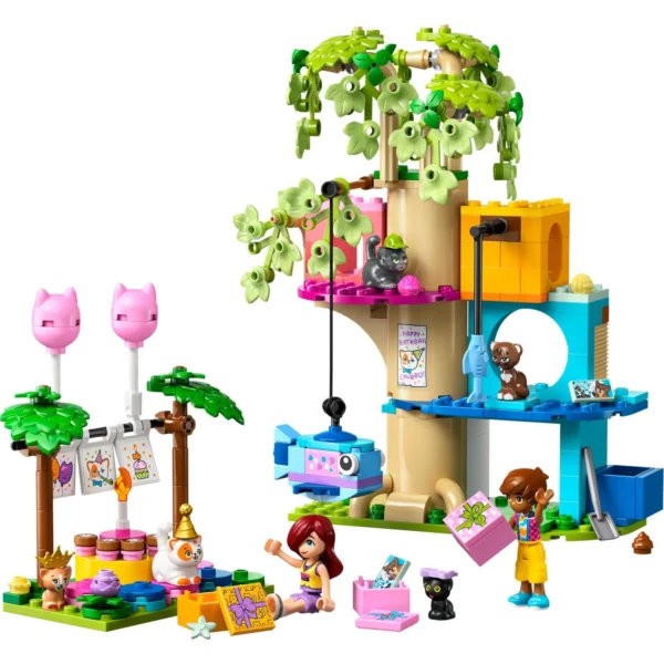 LEGO® Friends - Petrecere de ziua de nastere a pisicii si casuta in copac 42666, 321 piese - imagine 4