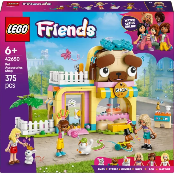 LEGO® Friends - Magazin de accesorii pentru animale de companie 42650, 375 piese - imagine 2