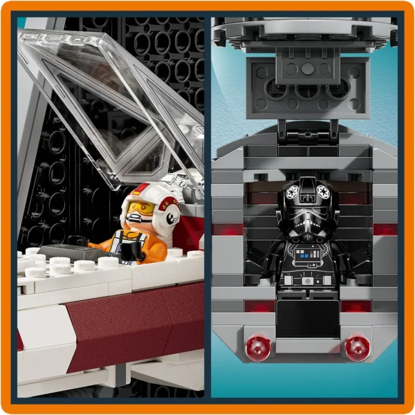 LEGO® Star Wars TM - Hibrid TIE Fighter si X-Wing 75393, 1058 piese - imagine 10