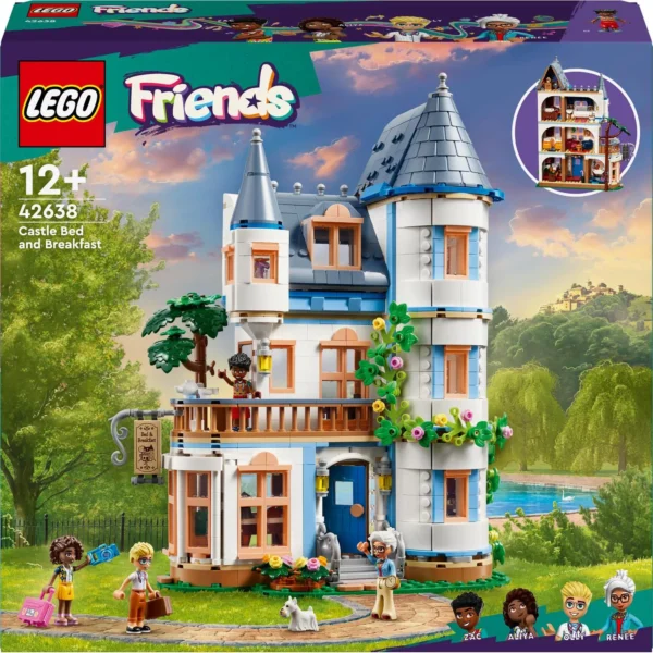 LEGO® Friends - Castelul-pensiune 42638, 1311 piese - imagine 2
