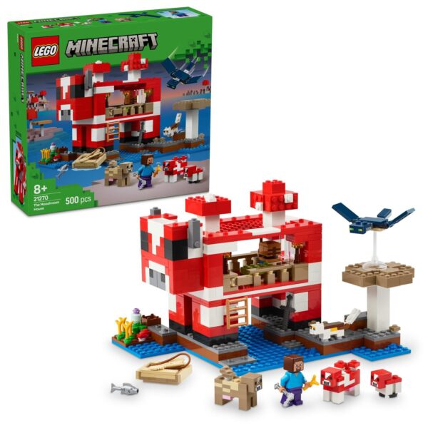 LEGO® Minecraft™ - Casa Ciuper-vaca 21270, 500 piese - imagine 1