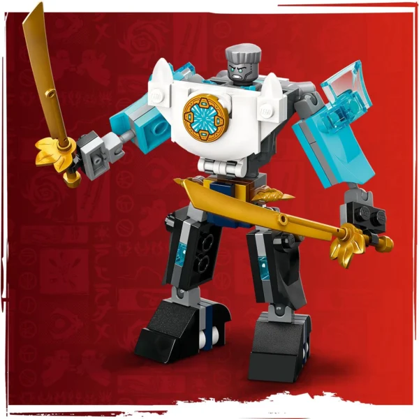 LEGO® Ninjago™ - Costumul robot de lupta al lui Zane 71827, 92 piese - imagine 7