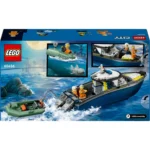 LEGO® City - Urmarire cu barca de politie 60456, 264 piese - imagine 3