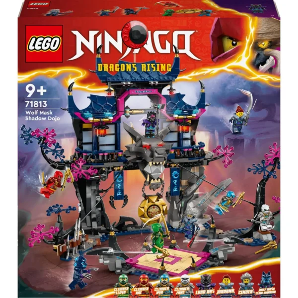 LEGO® Ninjago™ - Dojoul Umbrelor cu masca de lup 71813, 1190 piese - imagine 2