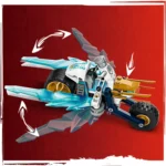 LEGO® Ninjago® - Motocicleta de gheata a lui Zane 71816, 84 piese - imagine 6