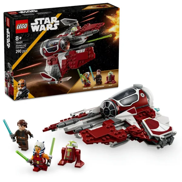 LEGO® Star Wars TM - Nava Interceptor™ Jedi a lui Ahsoka 75401, 290 piese - imagine 1