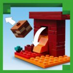 LEGO® Minecraft™ - Batalie deasupra lavei in Nether 21266, 99 piese - imagine 6