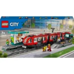 LEGO® City - Statie si tramvai in centrul orasului 60423, 811 piese - imagine 2