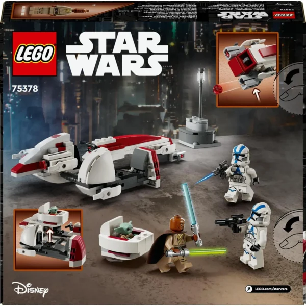 LEGO® Star Wars™ - Evadare pe motocicleta de viteza BARC 75378, 221 piese - imagine 3
