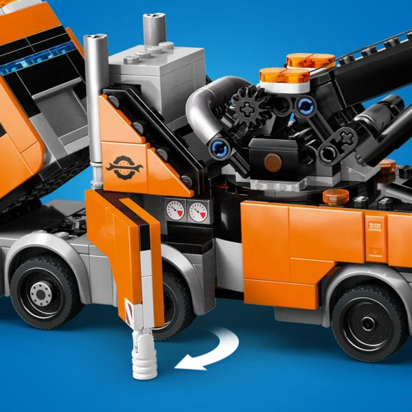 LEGO® City - Camion de remorcare si recuperare cu macara 60467, 793 piese - imagine 7
