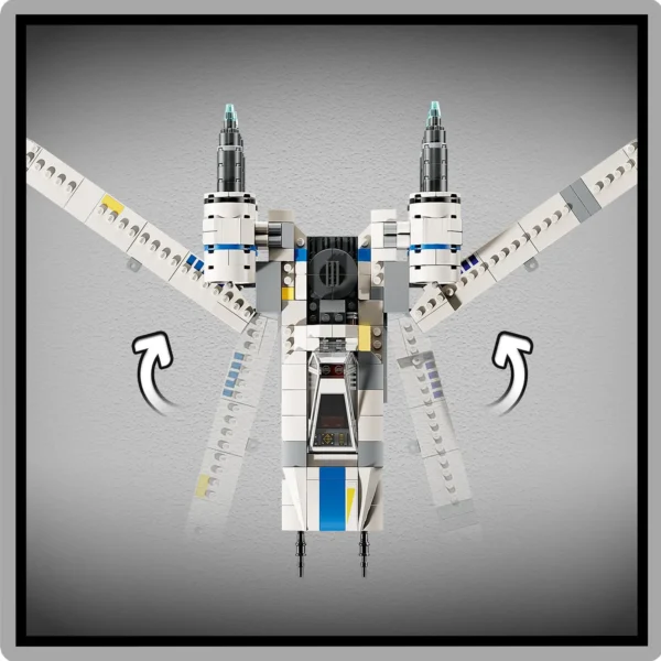 LEGO® Star Wars™ - Nava stelara U-Wing a rebelilor 75399, 594 piese - imagine 8