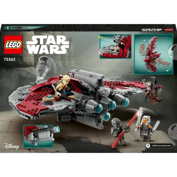 LEGO® Star Wars™ - Naveta Jedi T-6 a lui Ahsoka Tano 75362, 601 piese - imagine 3