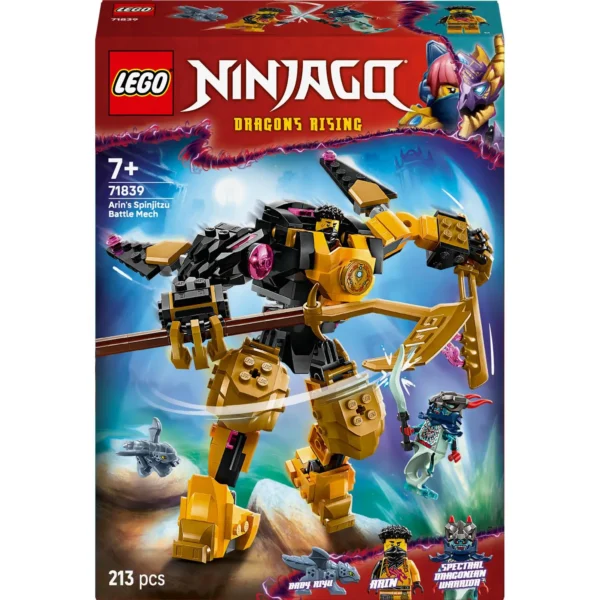 LEGO® NINJAGO® - Robotul de lupta Spinjitzu al lui Arin 71839, 213 piese - imagine 2