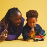 LEGO® City - Autospeciala de pompieri cu scara 60463, 82 piese - imagine 5