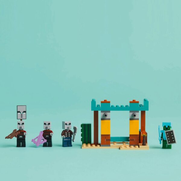 LEGO® Minecraft™ - Patrula Illager de desert 21267, 105 piese - imagine 5
