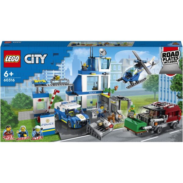 LEGO® City - Sectie de politie 60316, 668 piese - imagine 2