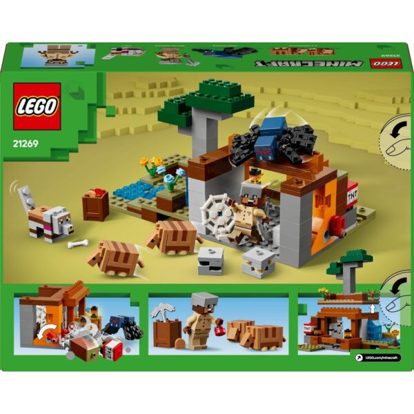 LEGO® Minecraft™ - Expeditia de minerit cu Tatu 21269, 247 piese - imagine 3