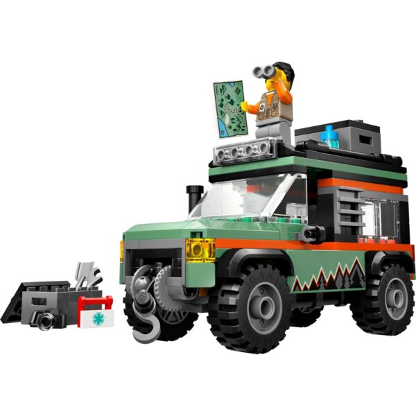 LEGO® City - Camioneta 4x4 off-road 60447, 221 piese - imagine 4