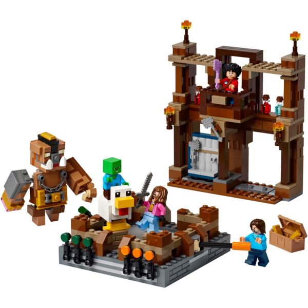 LEGO® Minecraft™ - Ring de lupta la conacul din padure 21272, 491 piese - imagine 5