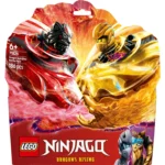 LEGO® Ninjago - Pachet de lupta cu dragoni Spinjitzu 71826, 186 piese - imagine 2