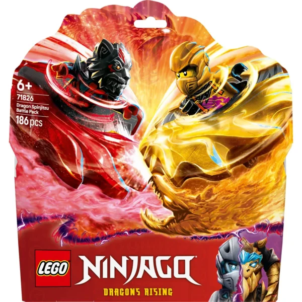 LEGO® Ninjago - Pachet de lupta cu dragoni Spinjitzu 71826, 186 piese - imagine 2