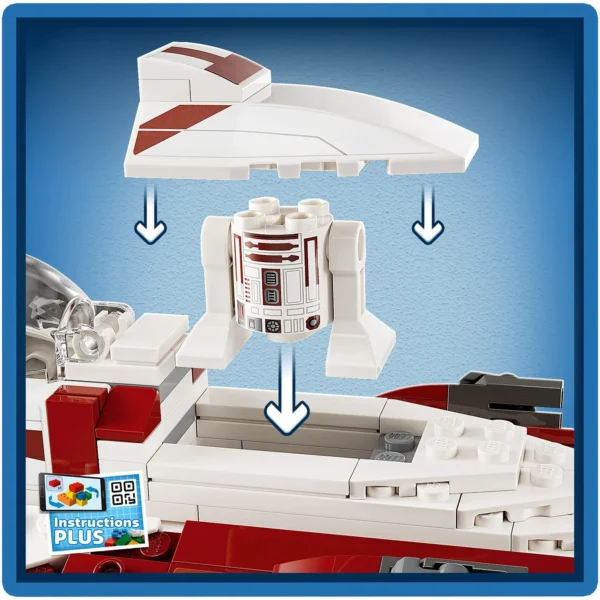LEGO® Star Wars™ - Jedi Starfighter™-ul lui Obi-Wan Kenobi™ 75333, 282 piese - imagine 8